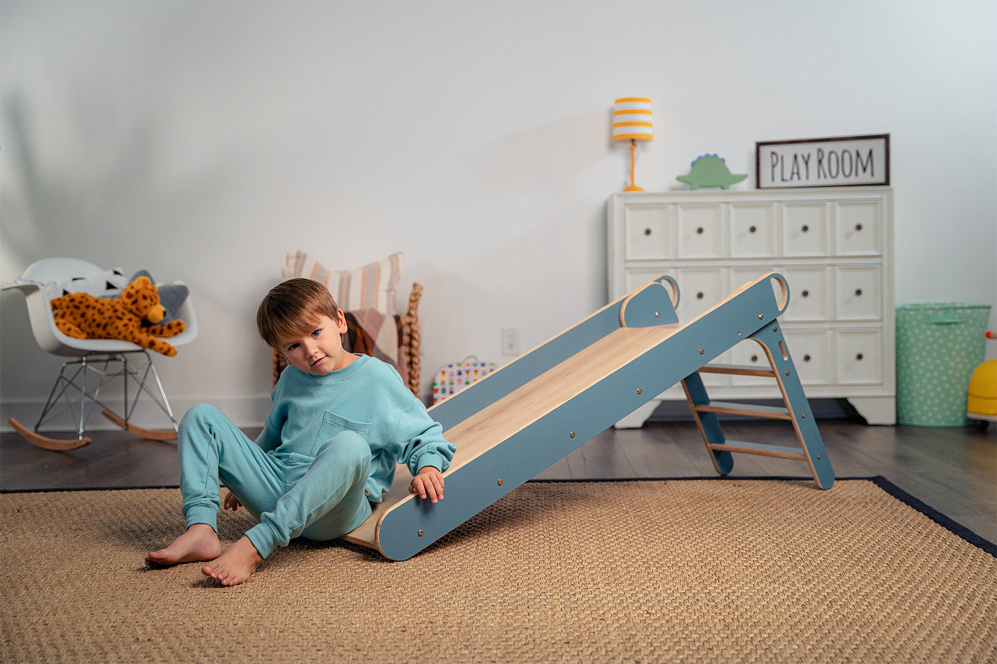 Three Little Tots Holland- Wooden Folding Slide, additional product photo