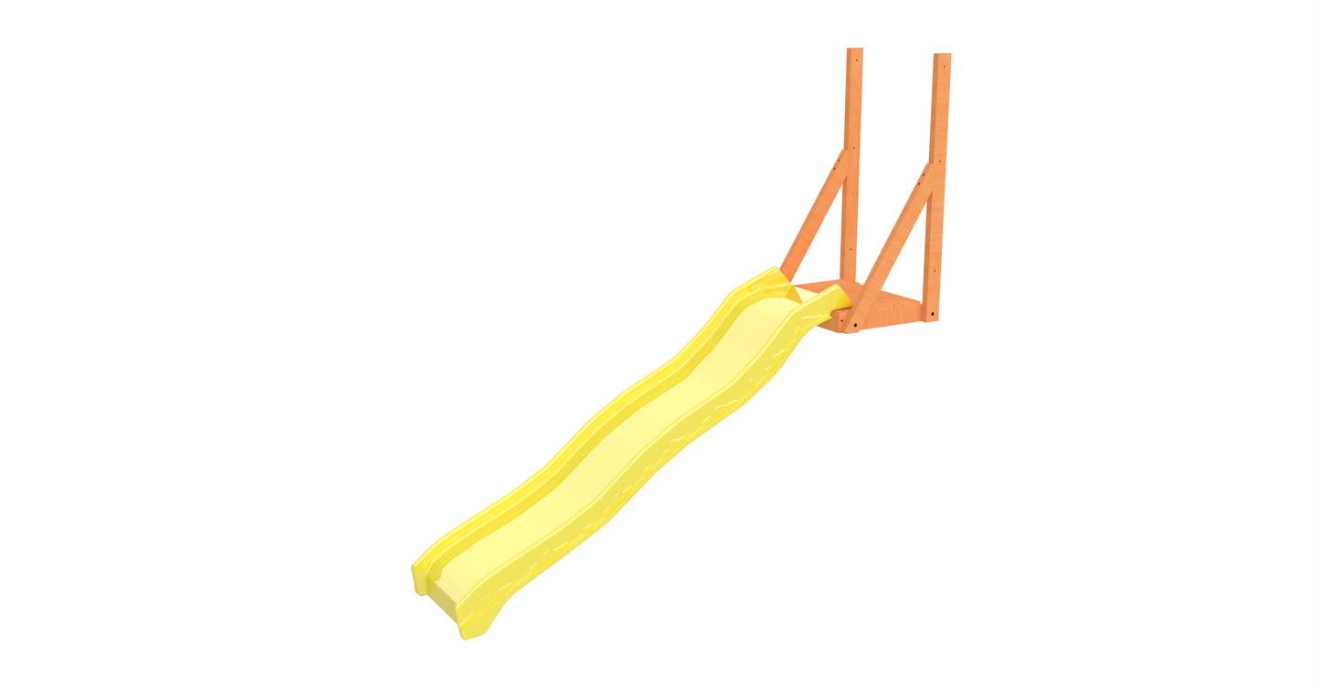 Three Little Tots Hawthorn Slide Attachment Durable Outdoor Slide for Playsets and Swings
