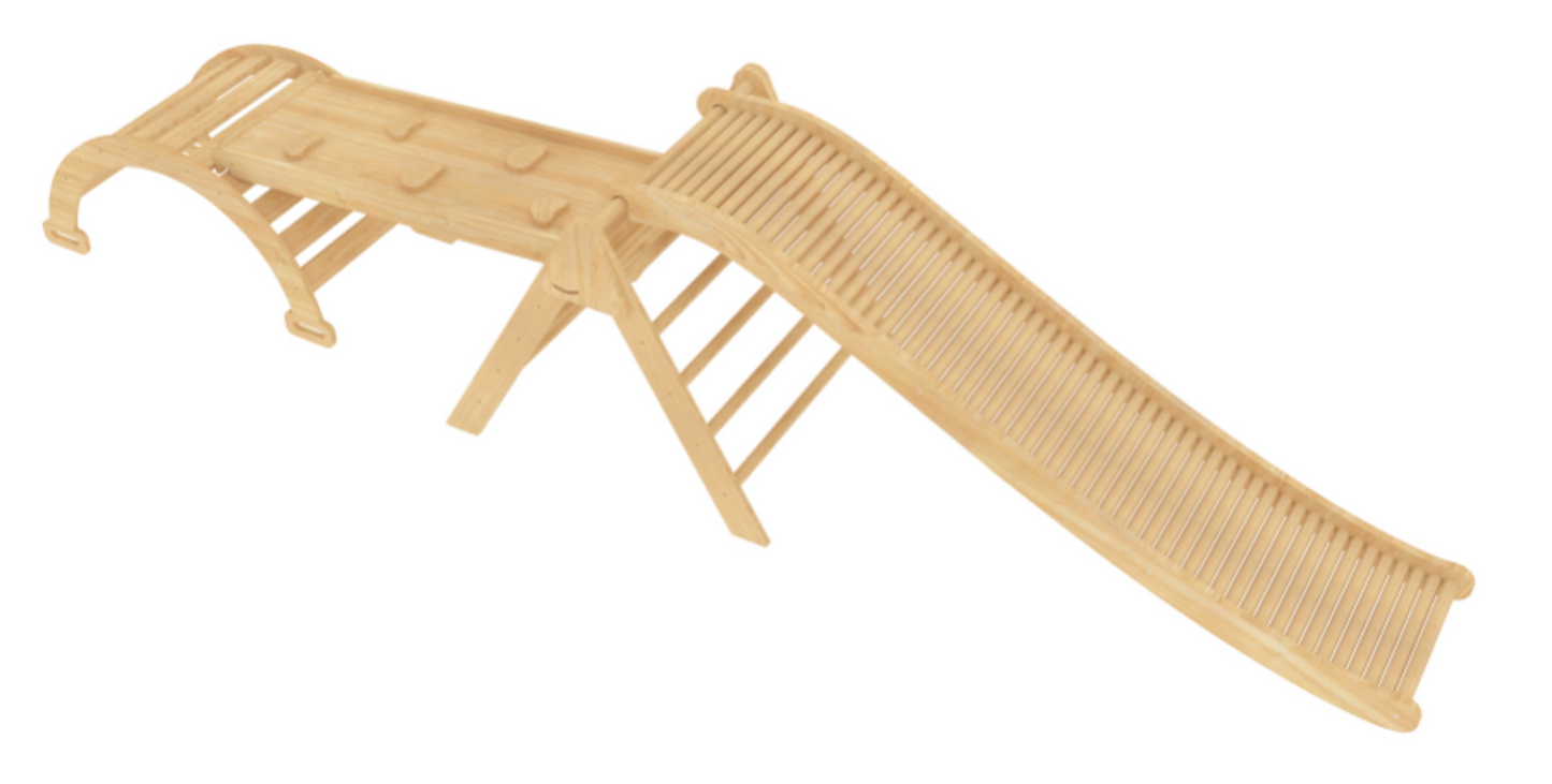 Three Little Tots Wooden Roller Slide - Add on Climber Not Included, supplementary photo
