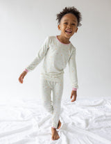 Three Little Tots Heart Bamboo Kids Pajama Set, alternate angle