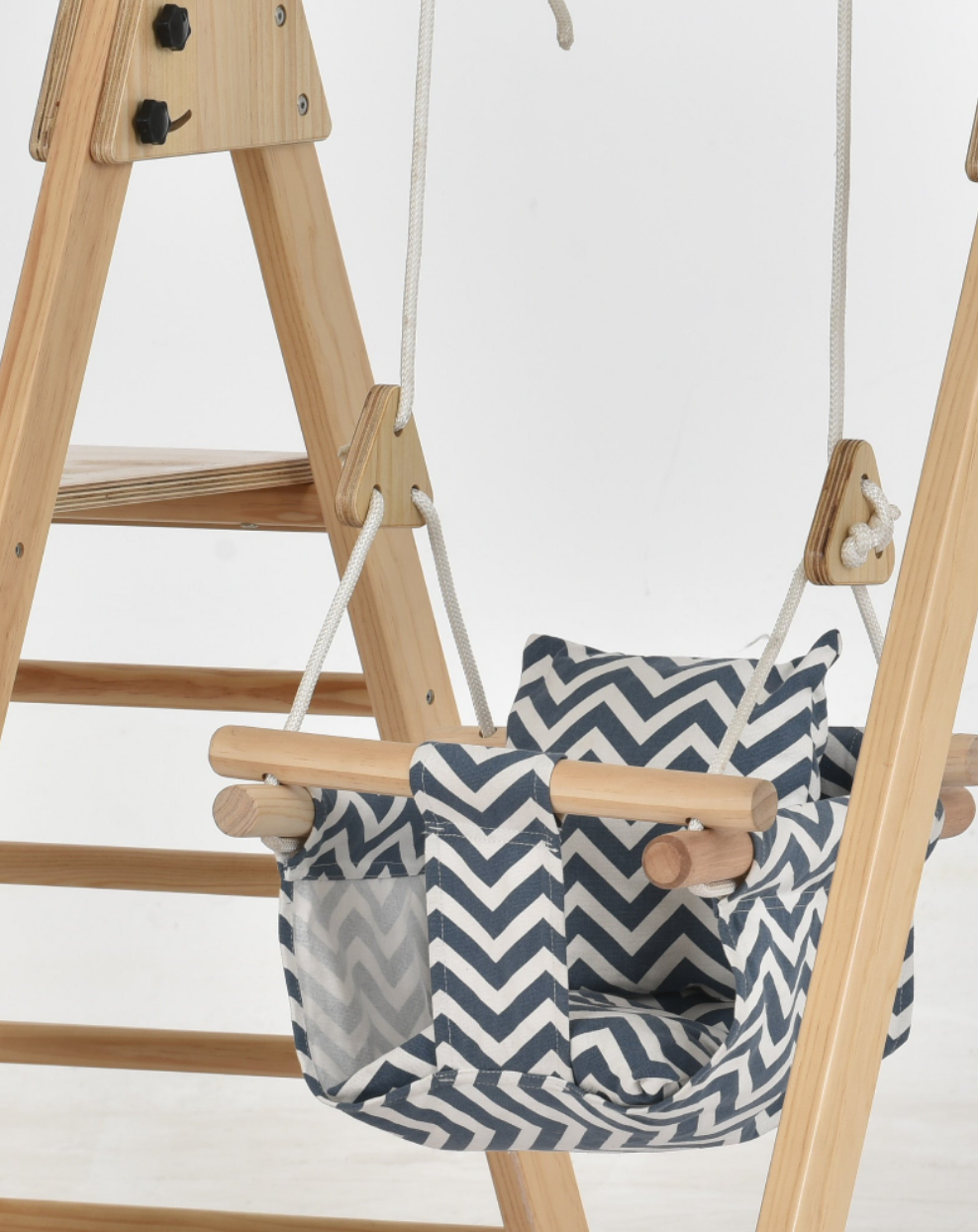 Three Little Tots Baby Swing for indoor Playsets, alternate angle
