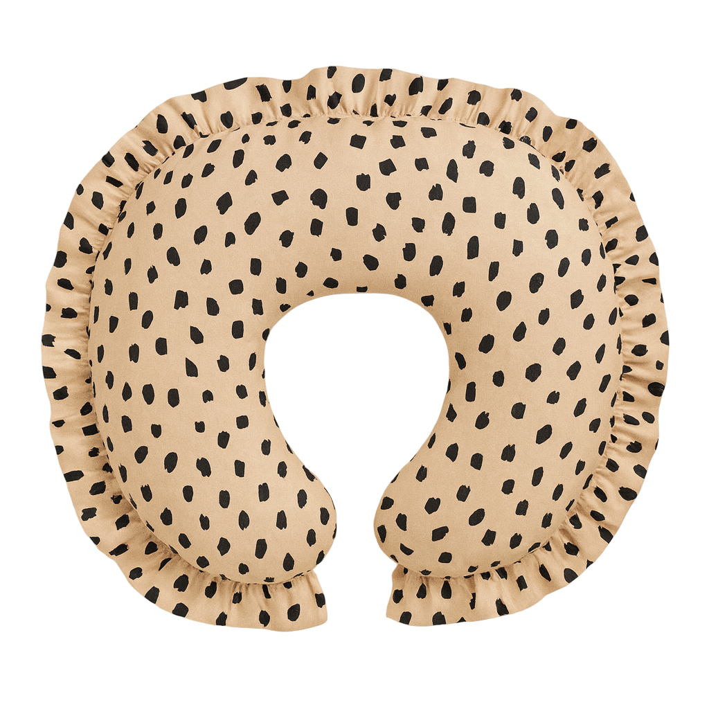 Beige Black Marks Sahara Nursing Pillow Cover