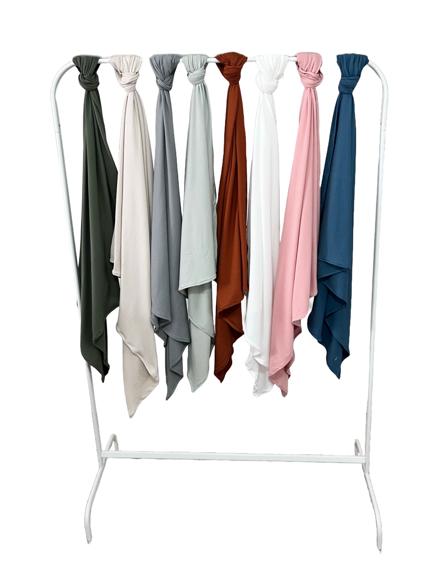 Oat Ribbed Stretch Swaddle