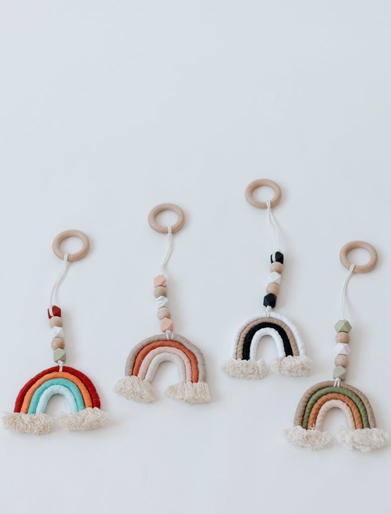 Rainbow Carseat Garland/Gym Toy/Car Ornament
