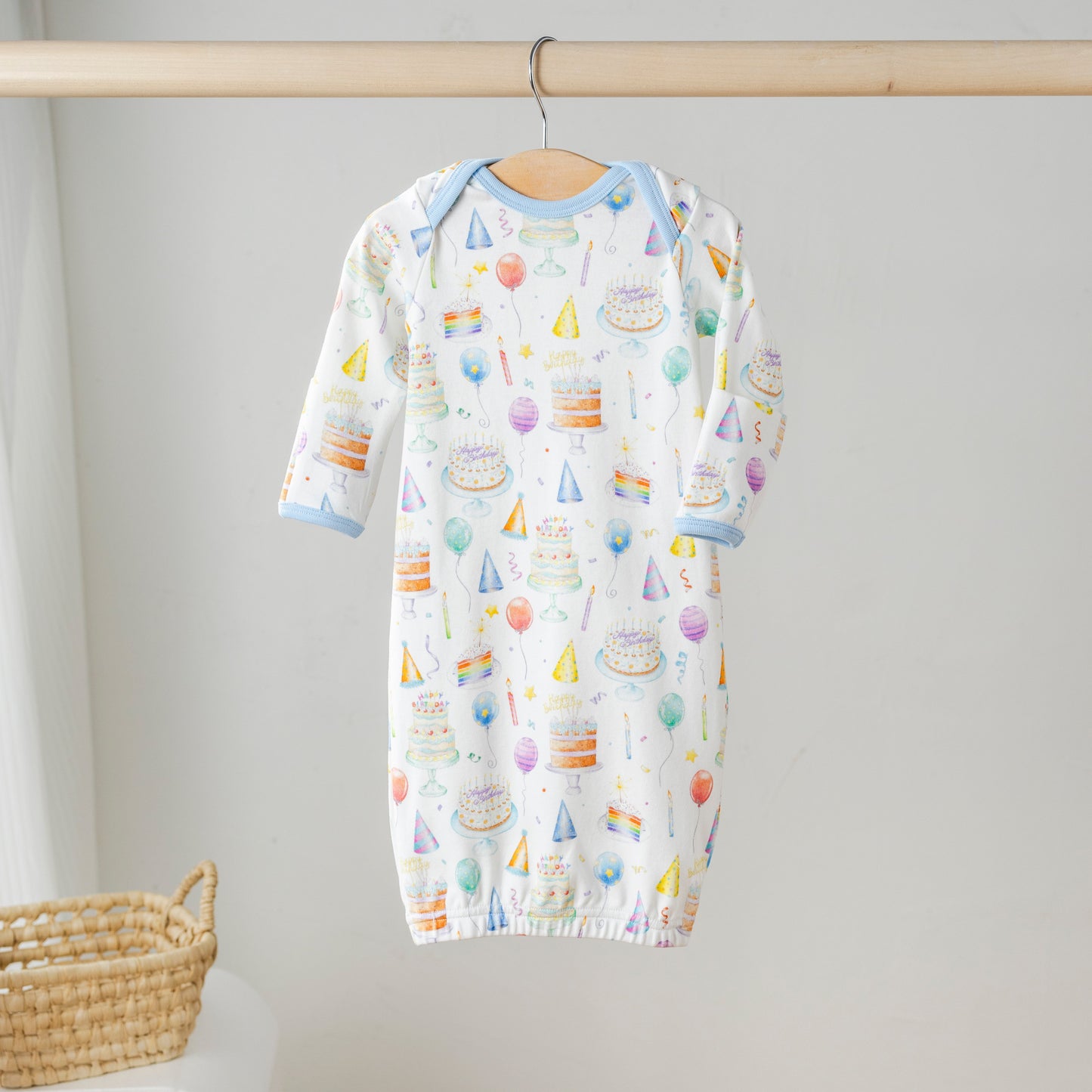 Three Little Tots Happy Birthday Organic Cotton Pajama Set, additional product photo