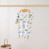 Three Little Tots Dino-mite Birthday Organic Cotton Pajamas, alternate angle