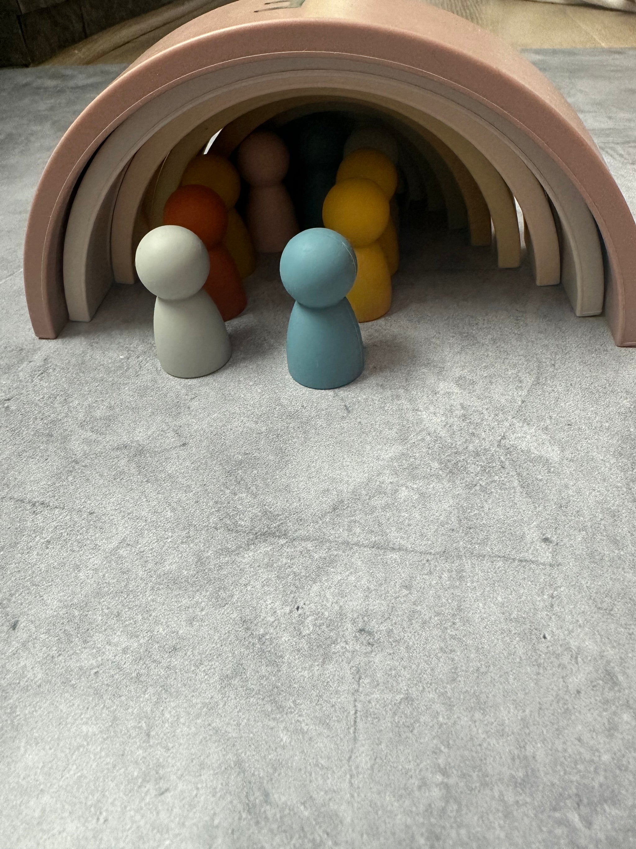 Three Little Tots Mini Silicone Dolls Set of 6 Lytl, third additional photo