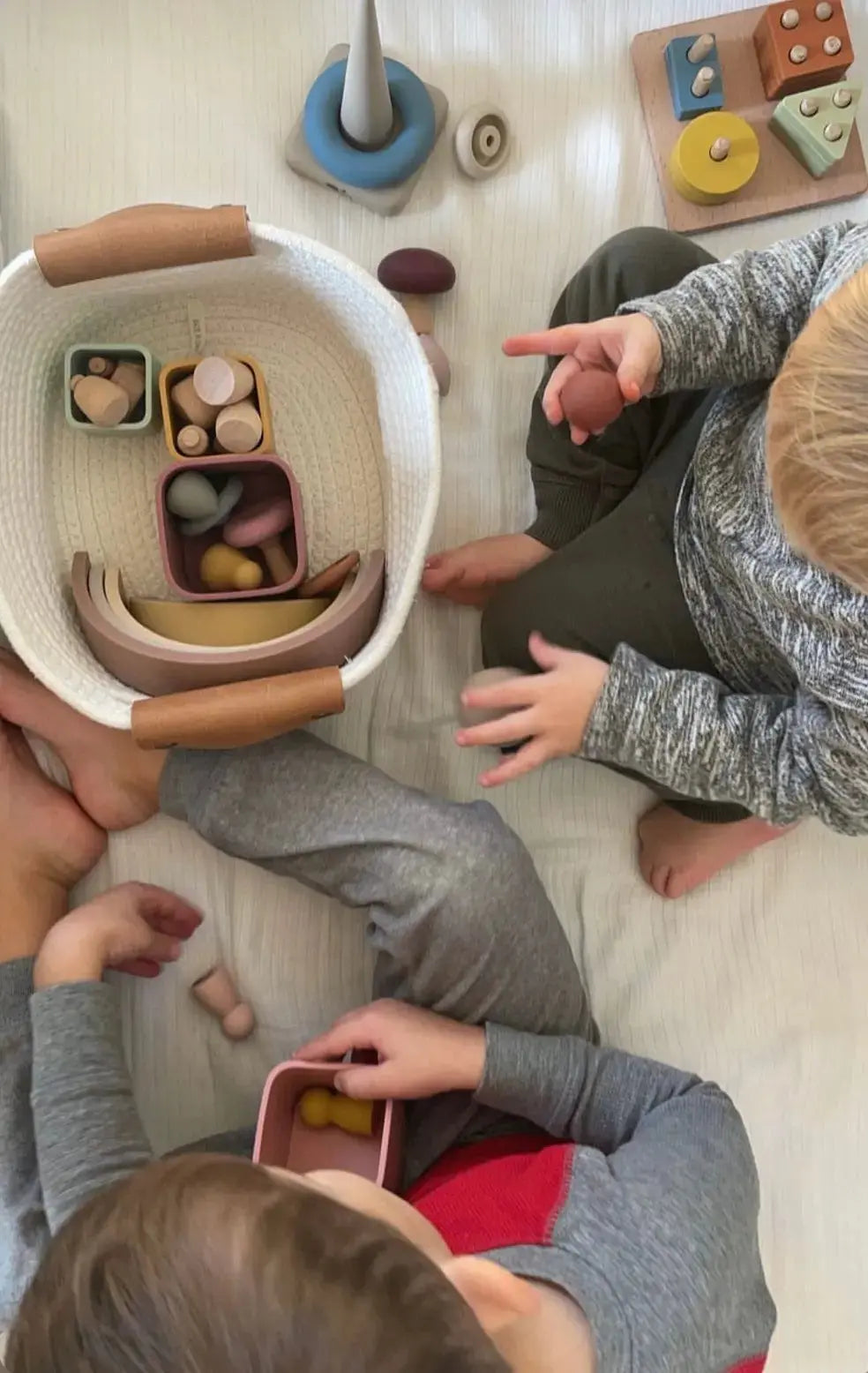 Three Little Tots Lytl Montessori Playroom Bundle 6 Toys Free Shipping, another angle