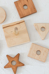 Wooden Shape Stacker