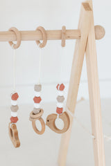 Classic Maroon Baby Play Gym