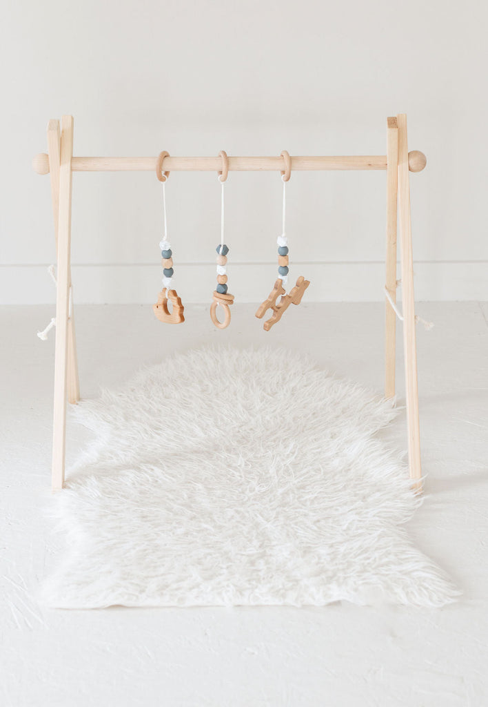 Classic Gray Baby Play Gym