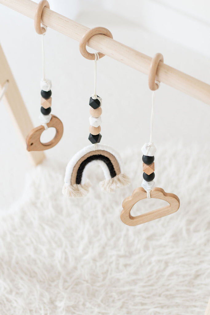 Rainbow Baby Play Gym - Monochrome