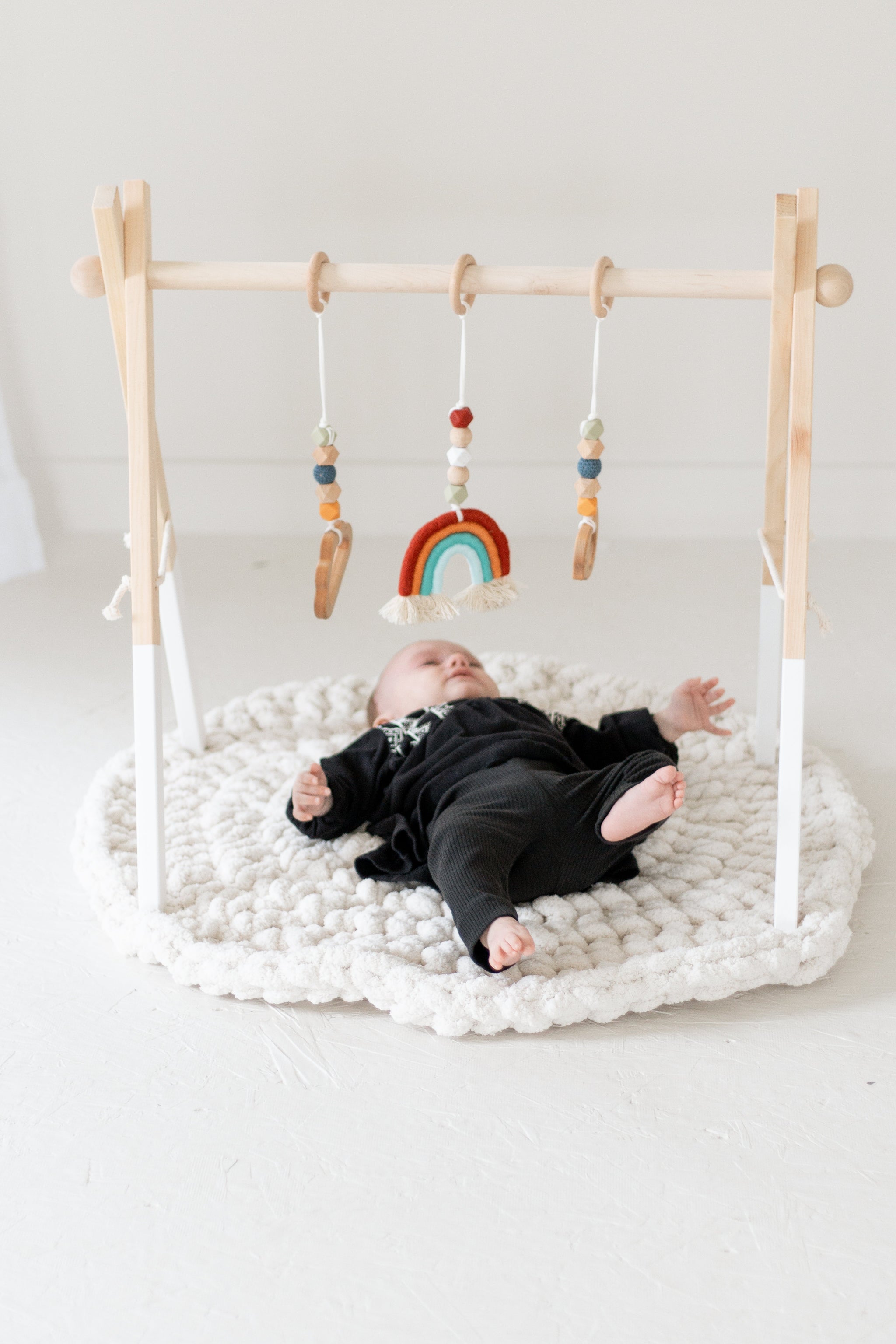 Hanging Rainbow Baby Gym Toys