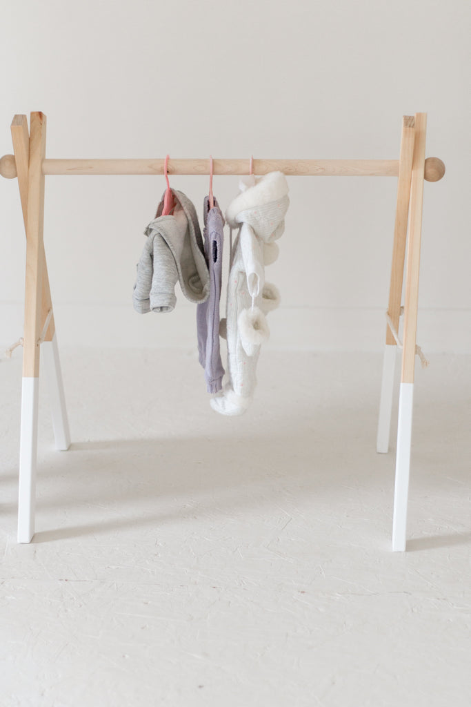 Doll clothes rack