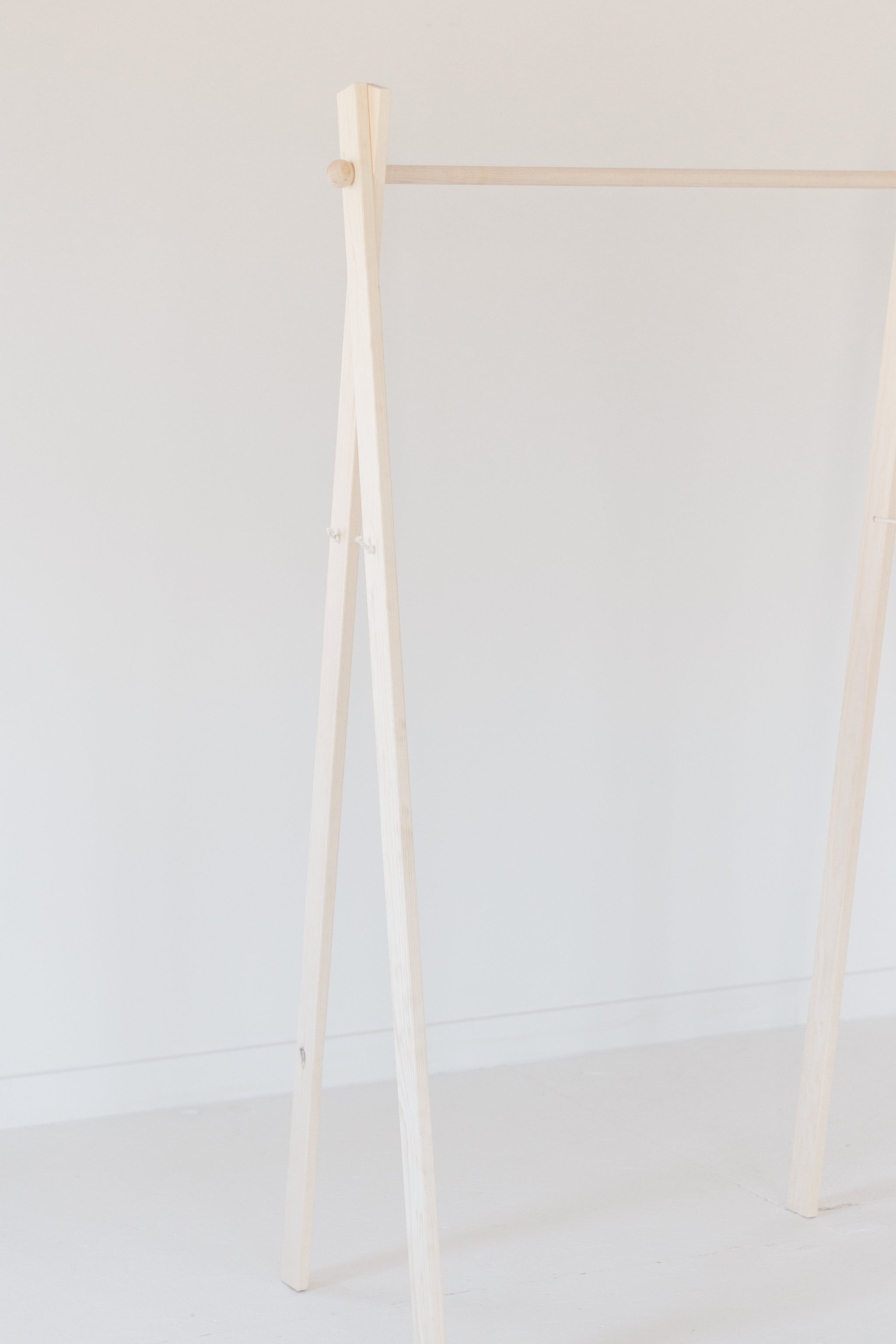 Large Wooden Clothing Rack