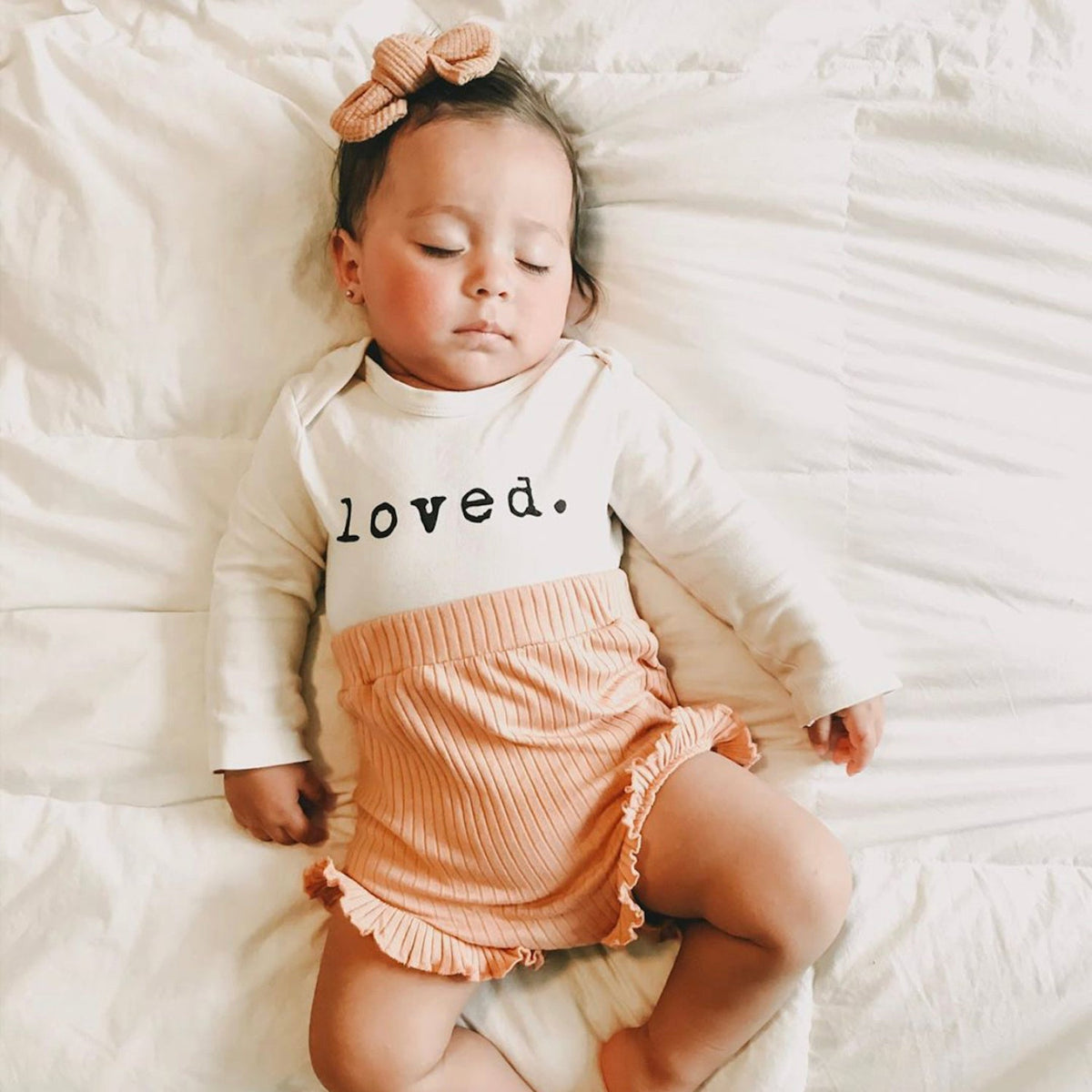 Three Little Tots Loved Organic Baby Bodysuit Long Sleeve, eighth additional photo