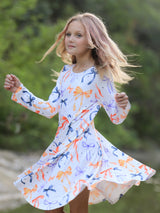 Halloween Bow Spring and Summer Girls Dress