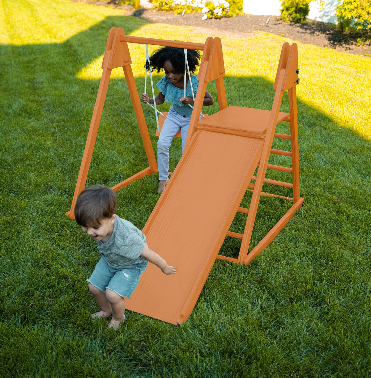 Three Little Tots Juniper Toddler Climber and Swing Foldable, additional product photo