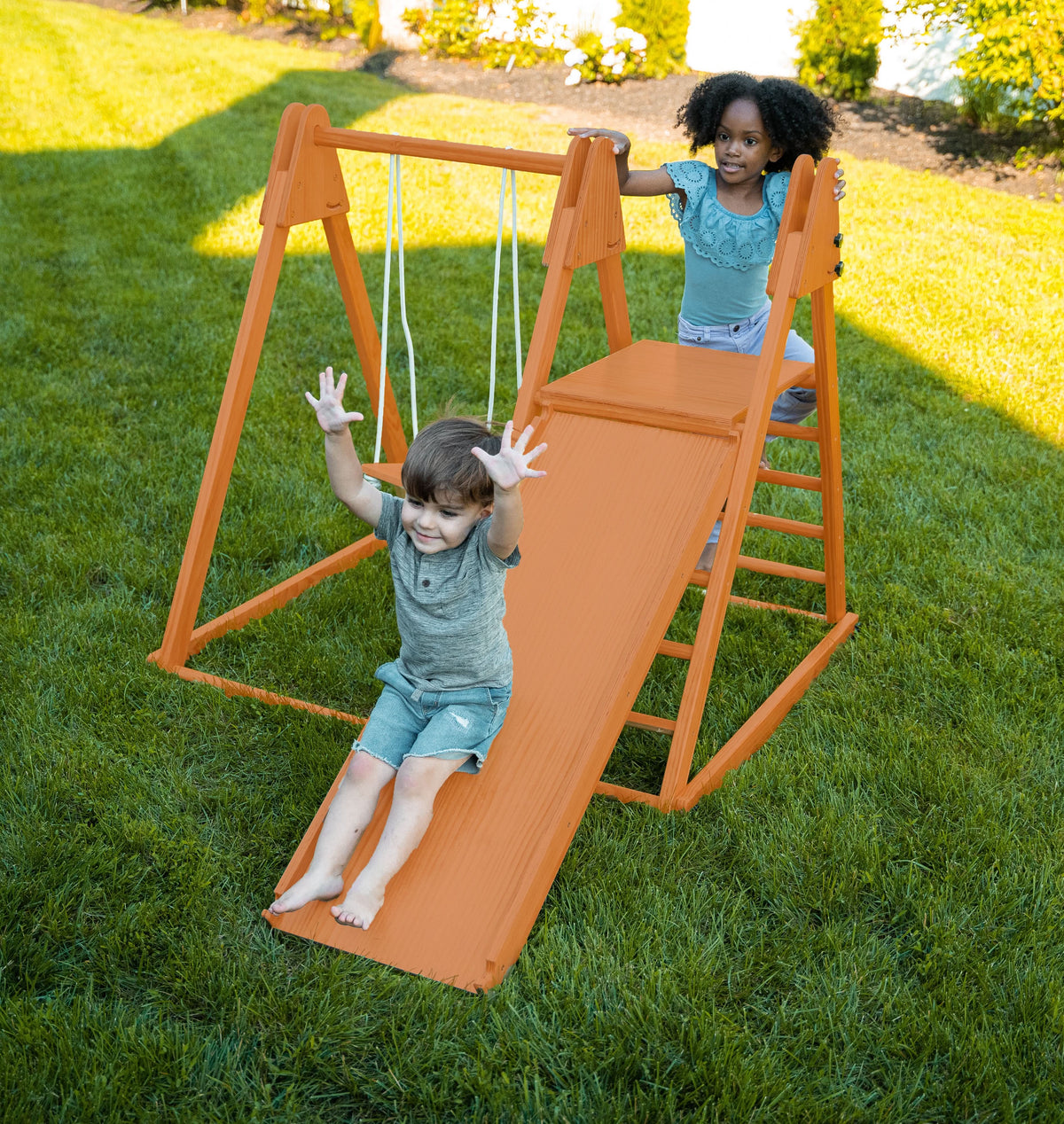 Three Little Tots Juniper Toddler Climber and Swing Foldable, additional product photo