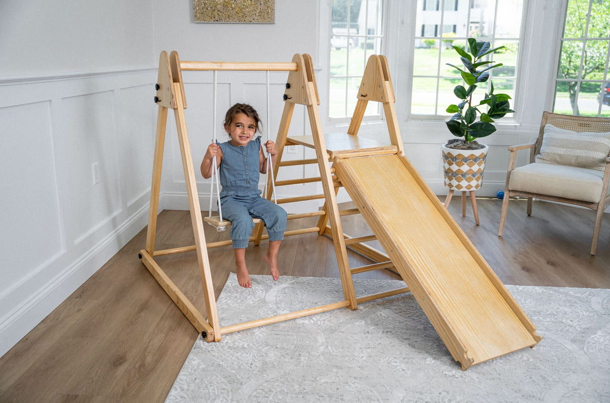 Three Little Tots Juniper Toddler Climber and Swing Foldable, seventh additional photo