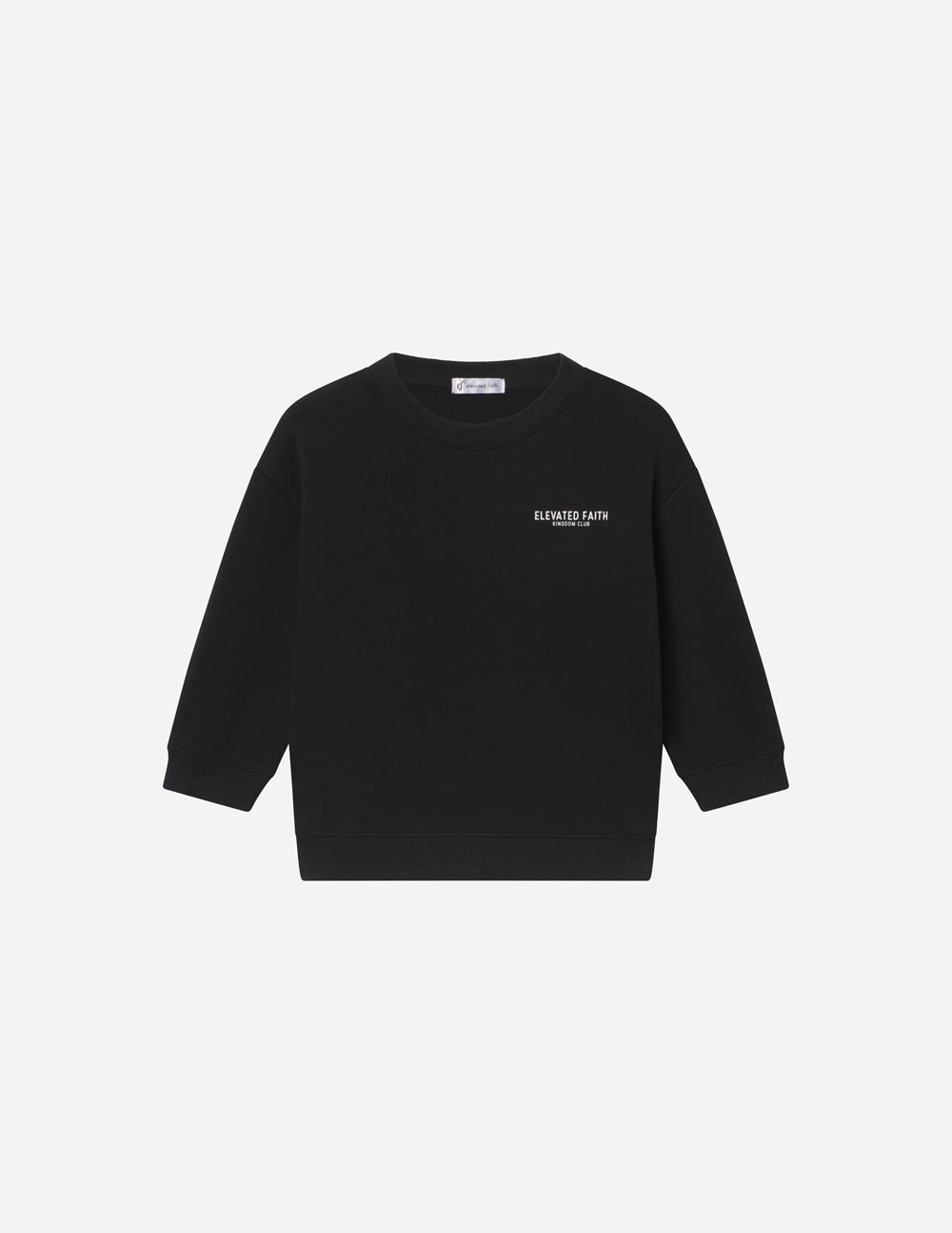 Three Little Tots Kingdom Club Black Kids Crewneck, supplementary photo