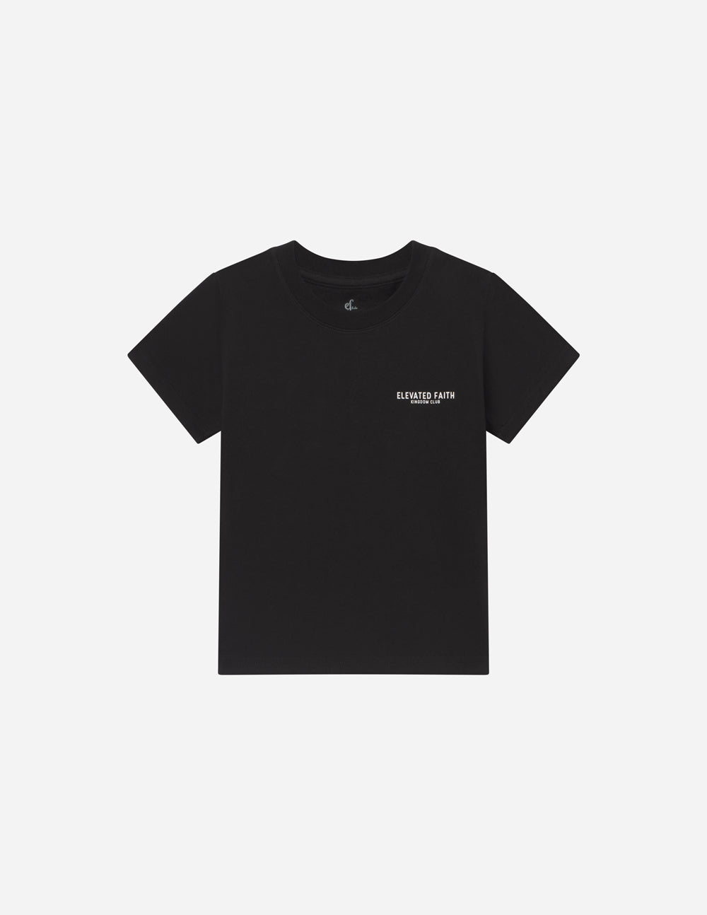 Three Little Tots Kingdom Club Black Kids Tee, third additional photo
