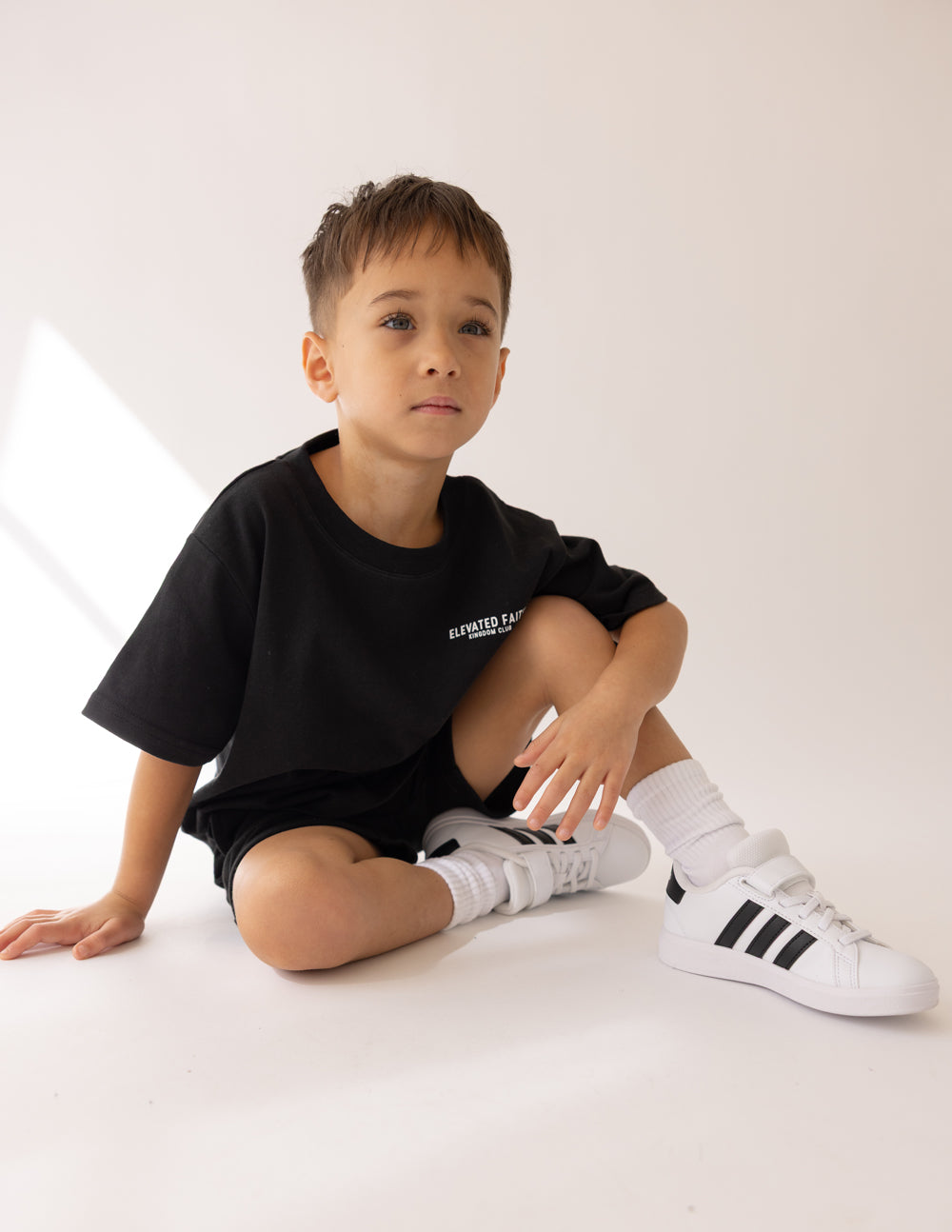 Three Little Tots Kingdom Club Black Kids Tee, supplementary photo
