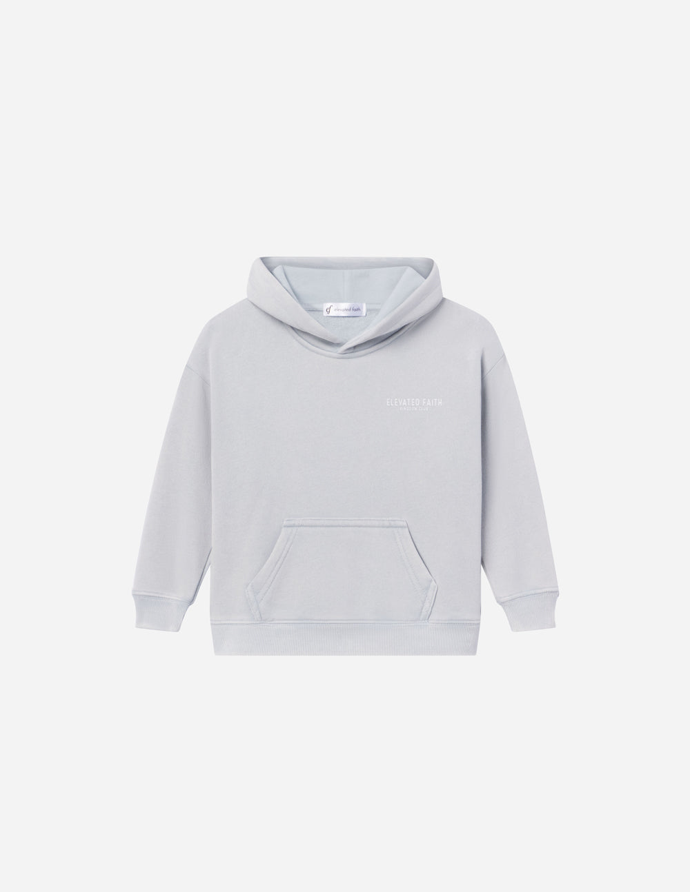 Three Little Tots Kingdom Club Blue Kids Hoodie, another angle