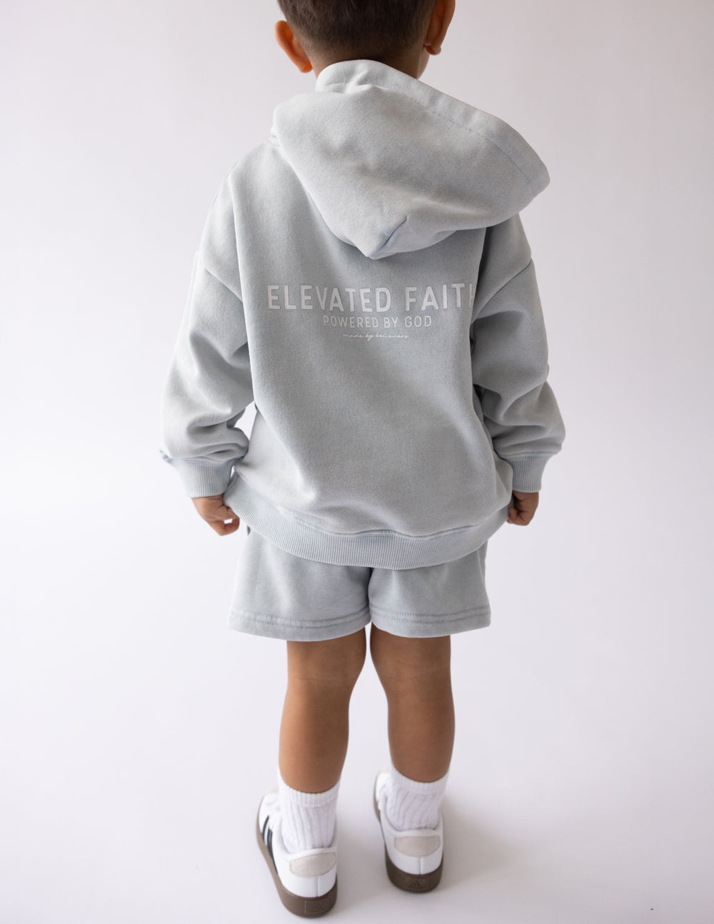Three Little Tots Kingdom Club Blue Kids Hoodie, additional product photo