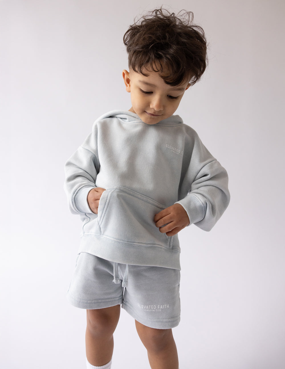 Three Little Tots Kingdom Club Blue Kids Hoodie, supplementary photo