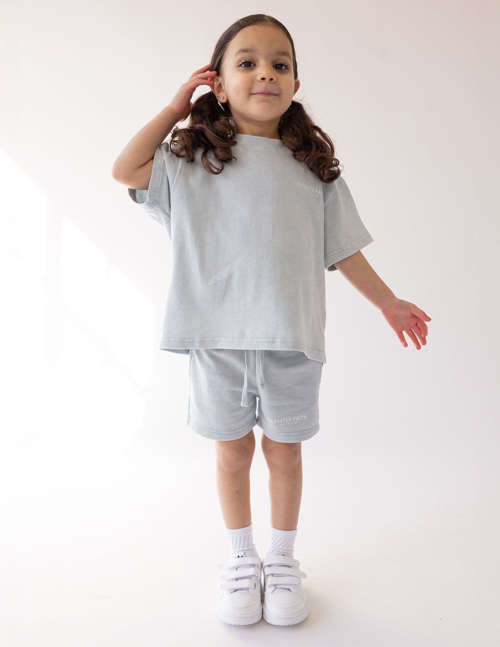 Three Little Tots Kingdom Club Blue Kids Short, additional product photo