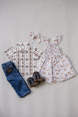 Pony Smocked Dress