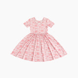 Three Little Tots Pink Bows Twirl Dress, additional product photo