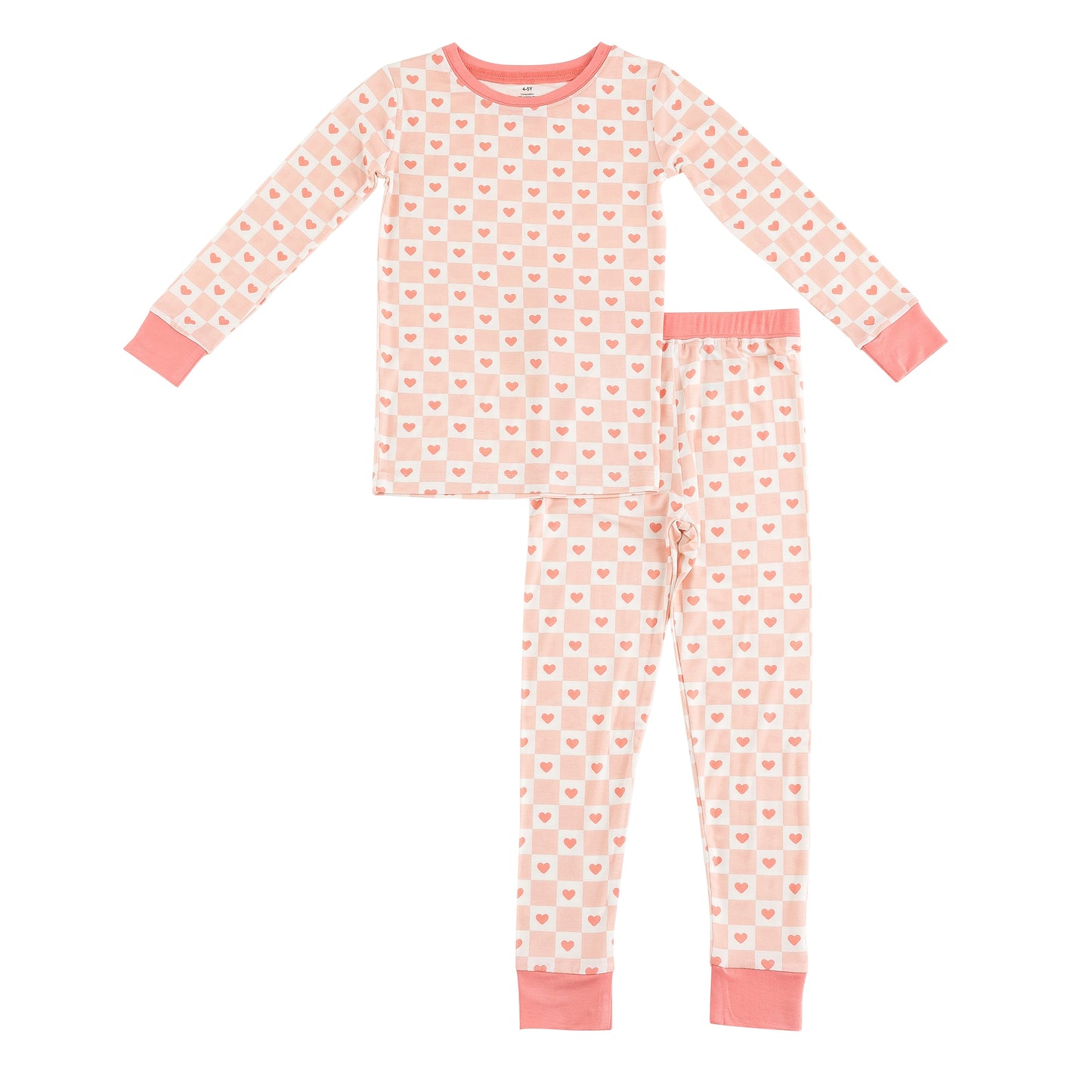 Three Little Tots Checkerboard Hearts