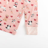 Three Little Tots Pups and Kisses Women's PJ - Pink, additional product photo