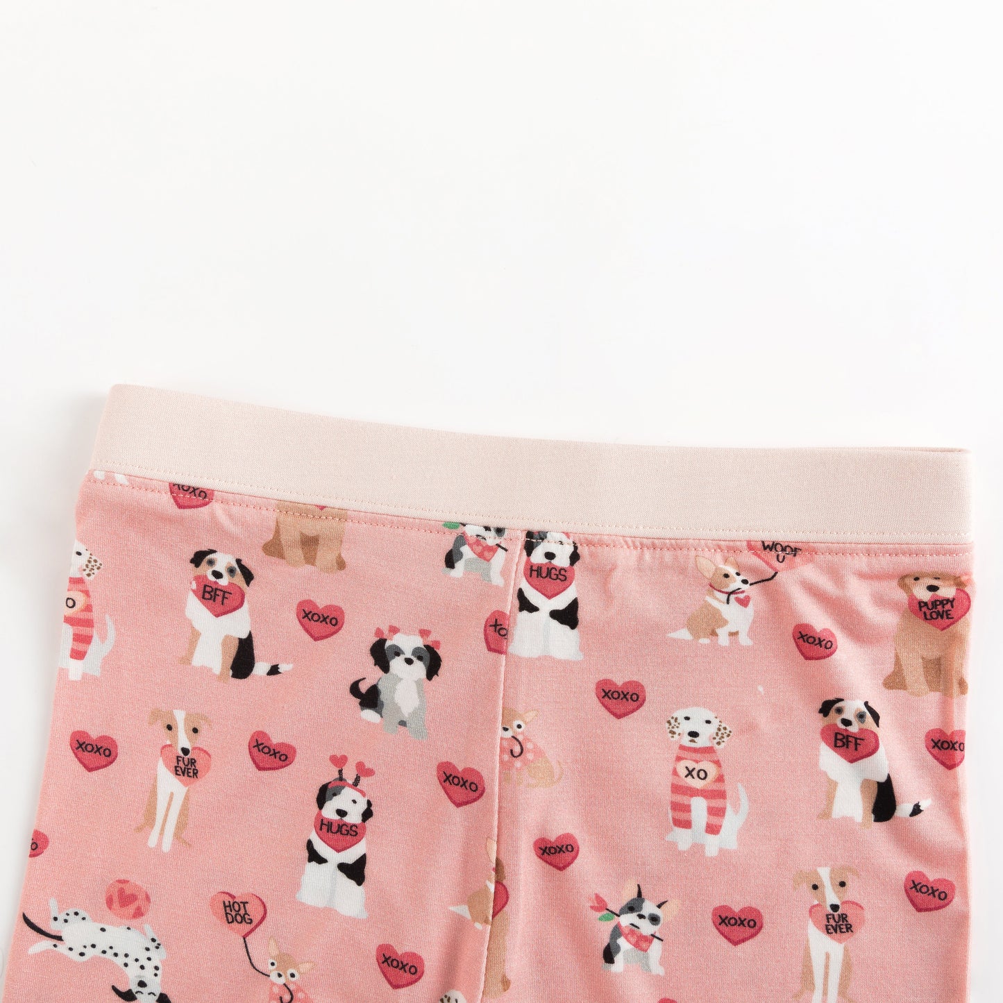 Three Little Tots Pups and Kisses Women's PJ - Pink, alternate angle