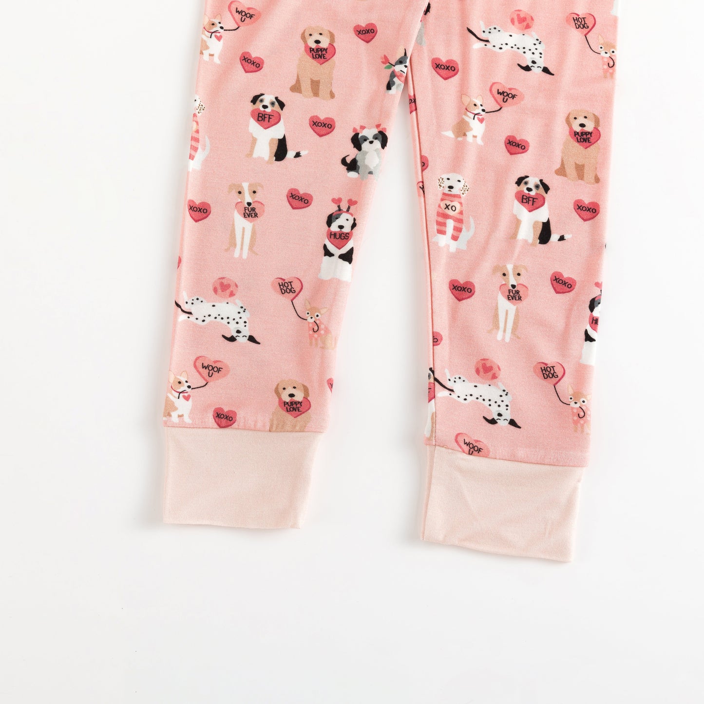Three Little Tots Pups and Kisses Women's PJ - Pink, additional view