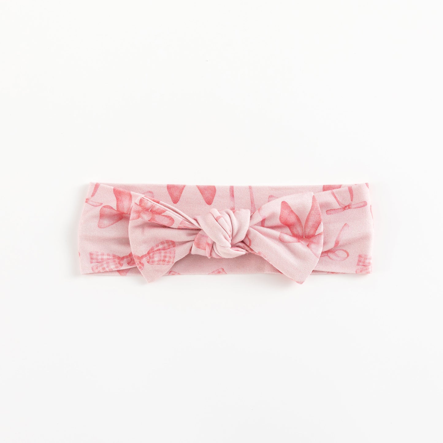 Three Little Tots Pink Bows Bow Headband