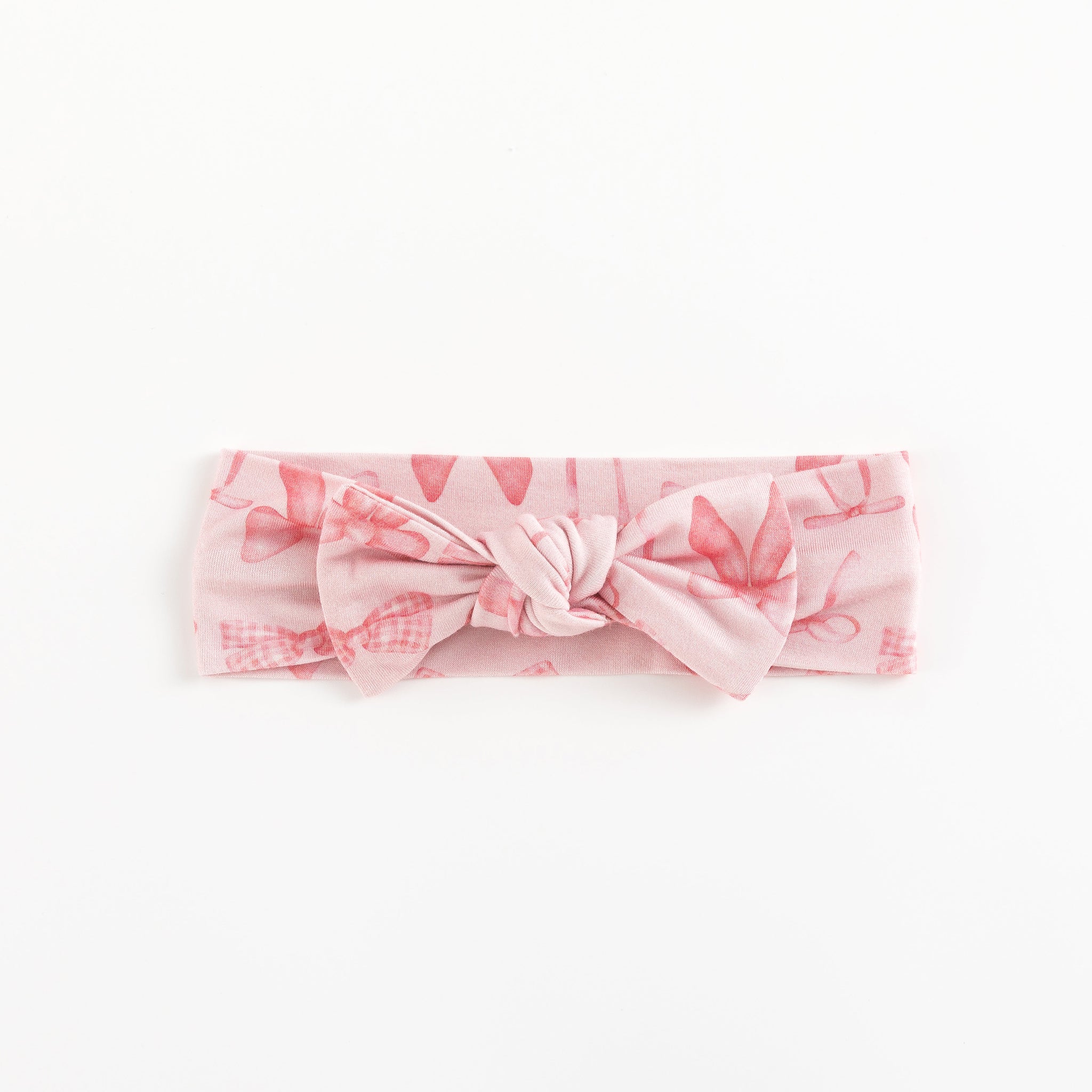 Three Little Tots Pink Bows Bow Headband