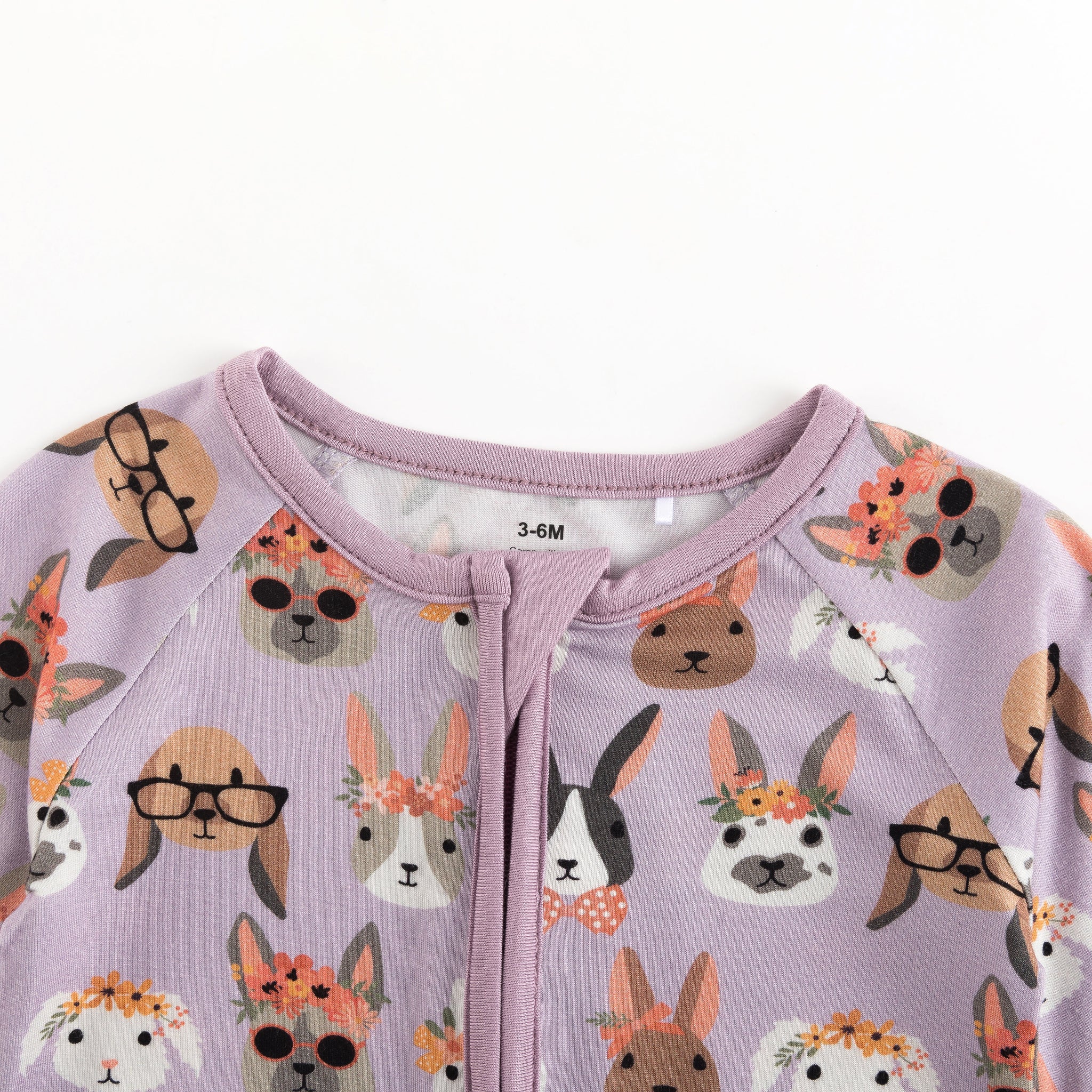 Midsummer Bunnies (Convertible Zip Footies)