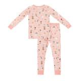 Three Little Tots Puppy Egg Hunt Long Sleeve PJ - Pink, third additional photo