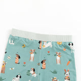 Three Little Tots Puppy Egg Hunt Long Sleeve PJ - Aquamarine, supplementary photo
