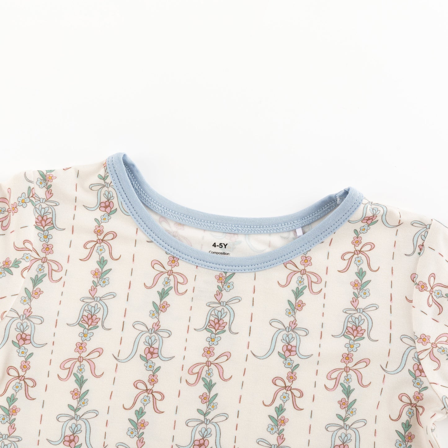 Three Little Tots Bow Blossom Long Sleeve PJ, additional product photo