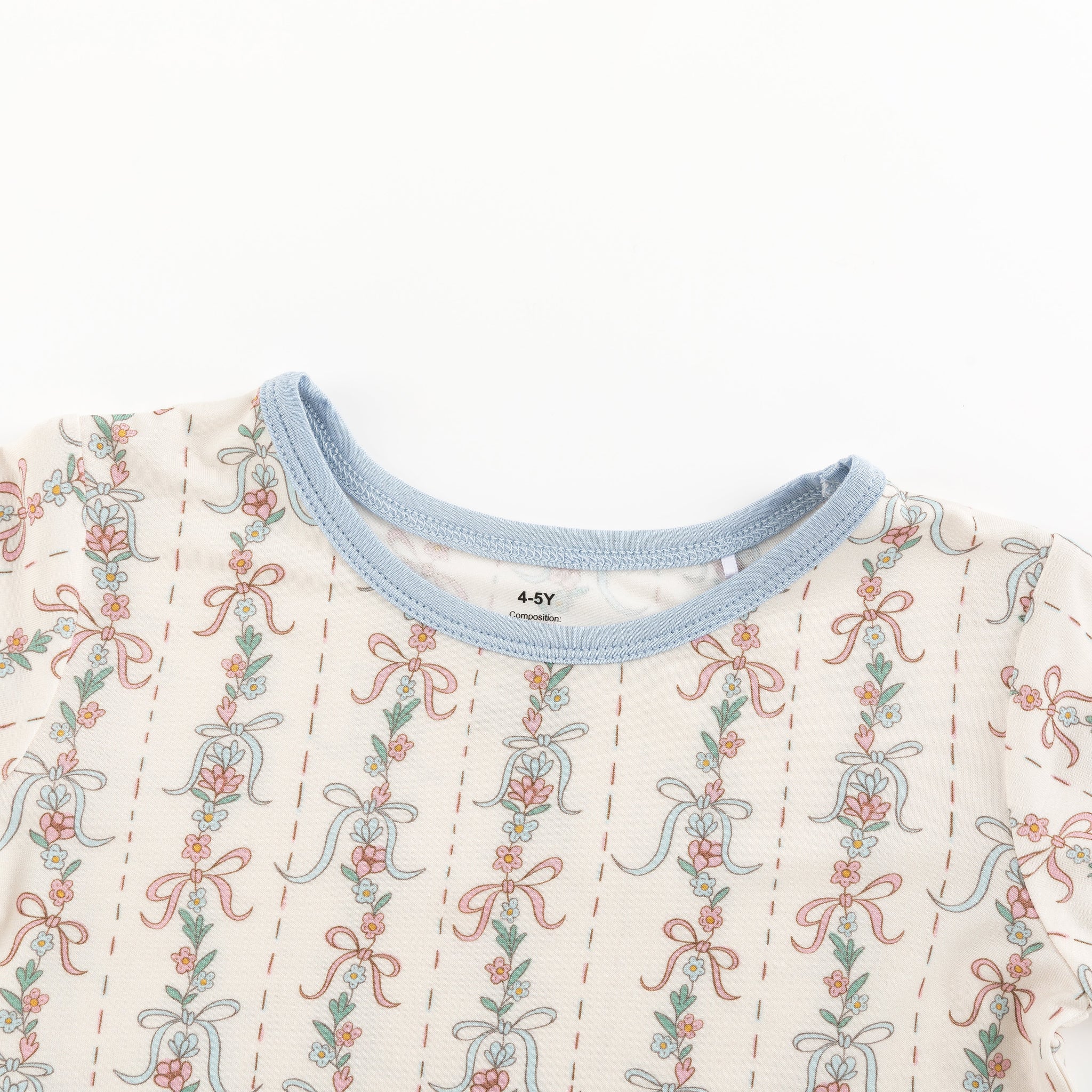 Three Little Tots Bow Blossom Long Sleeve PJ, additional product photo
