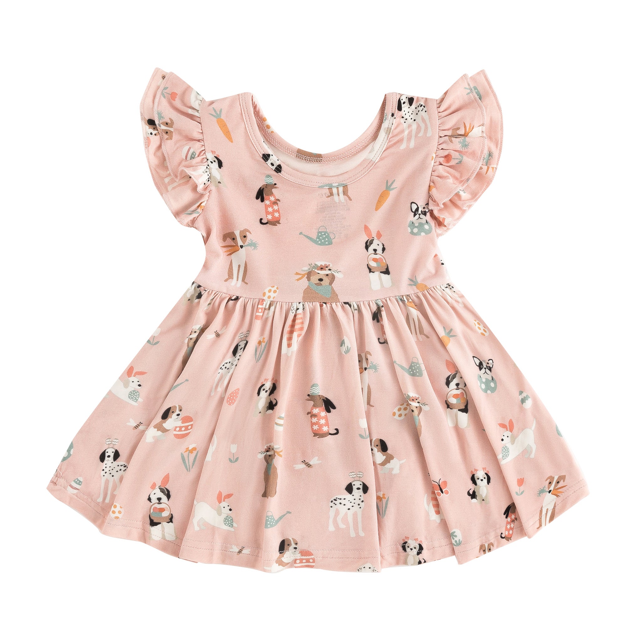 Three Little Tots Puppy Egg Hunt Twirl Dress, additional product photo
