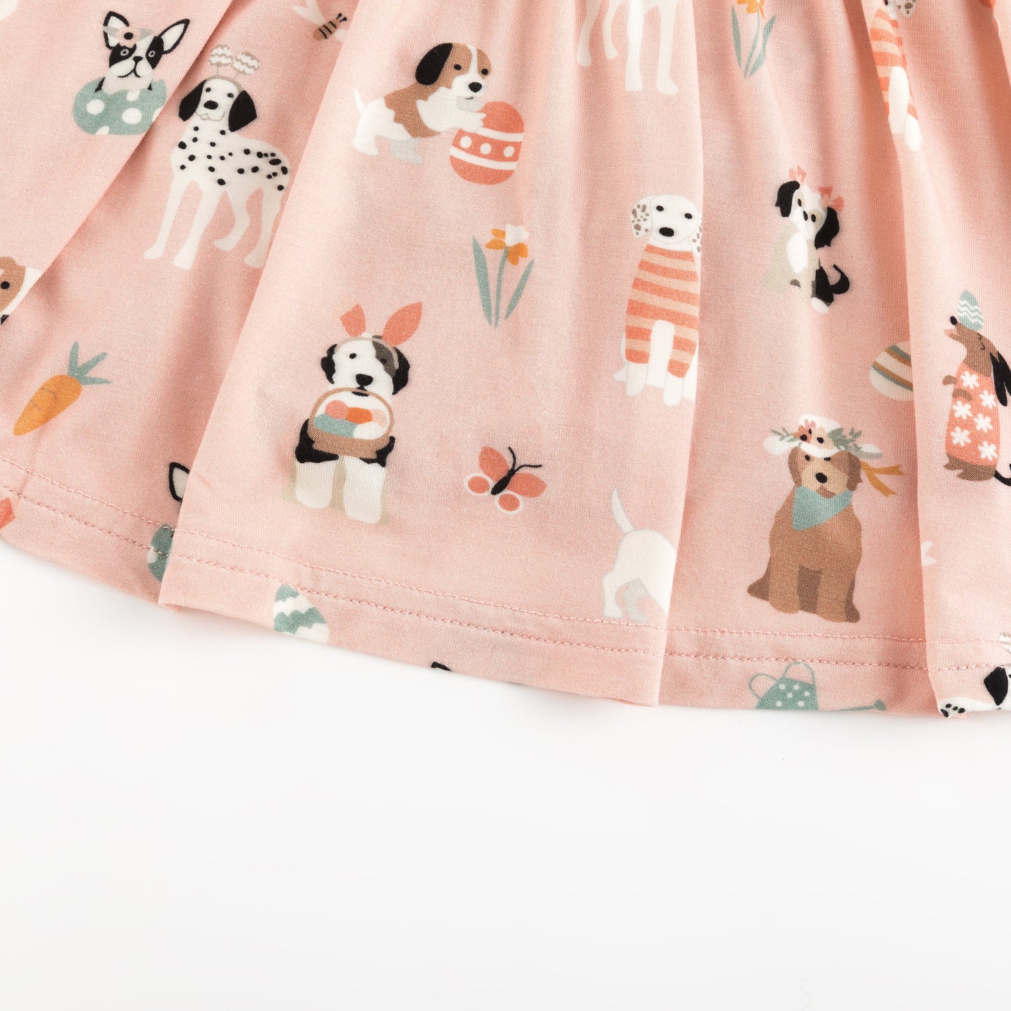 Three Little Tots Puppy Egg Hunt Twirl Dress, additional view
