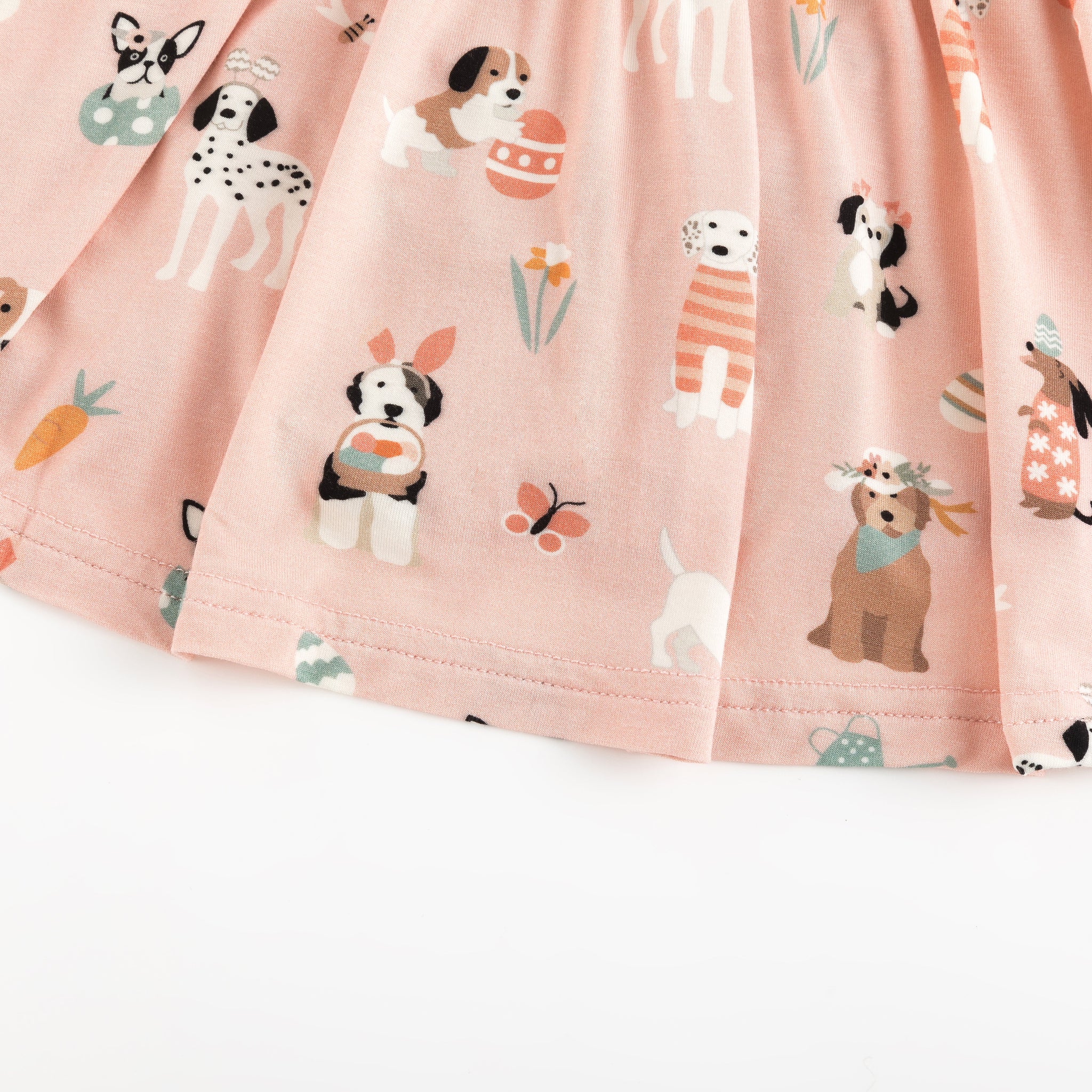 Three Little Tots Puppy Egg Hunt Twirl Dress, additional view
