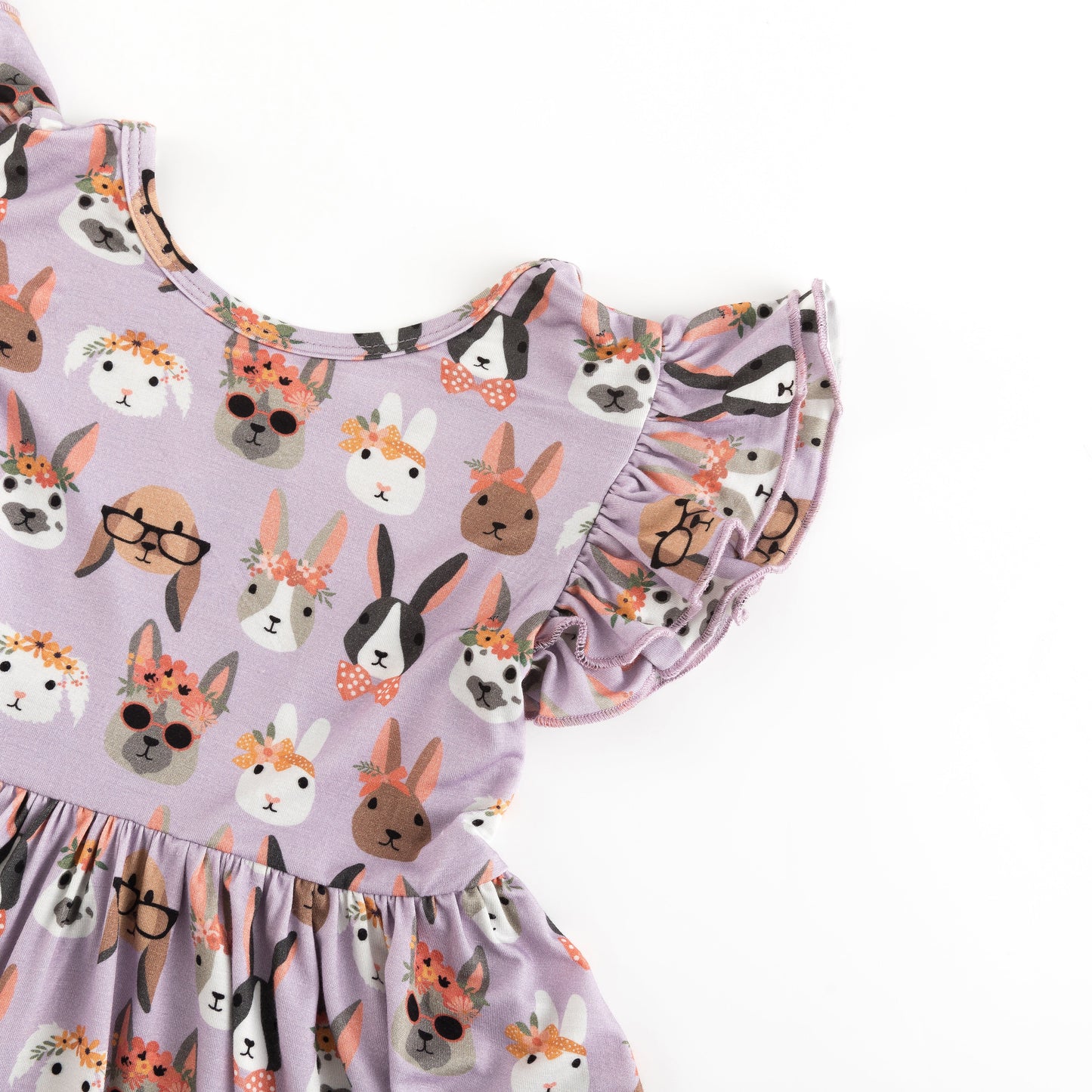 Three Little Tots Midsummer Bunnies Twirl Dress, alternate angle