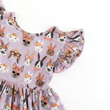 Three Little Tots Midsummer Bunnies Twirl Dress, alternate angle