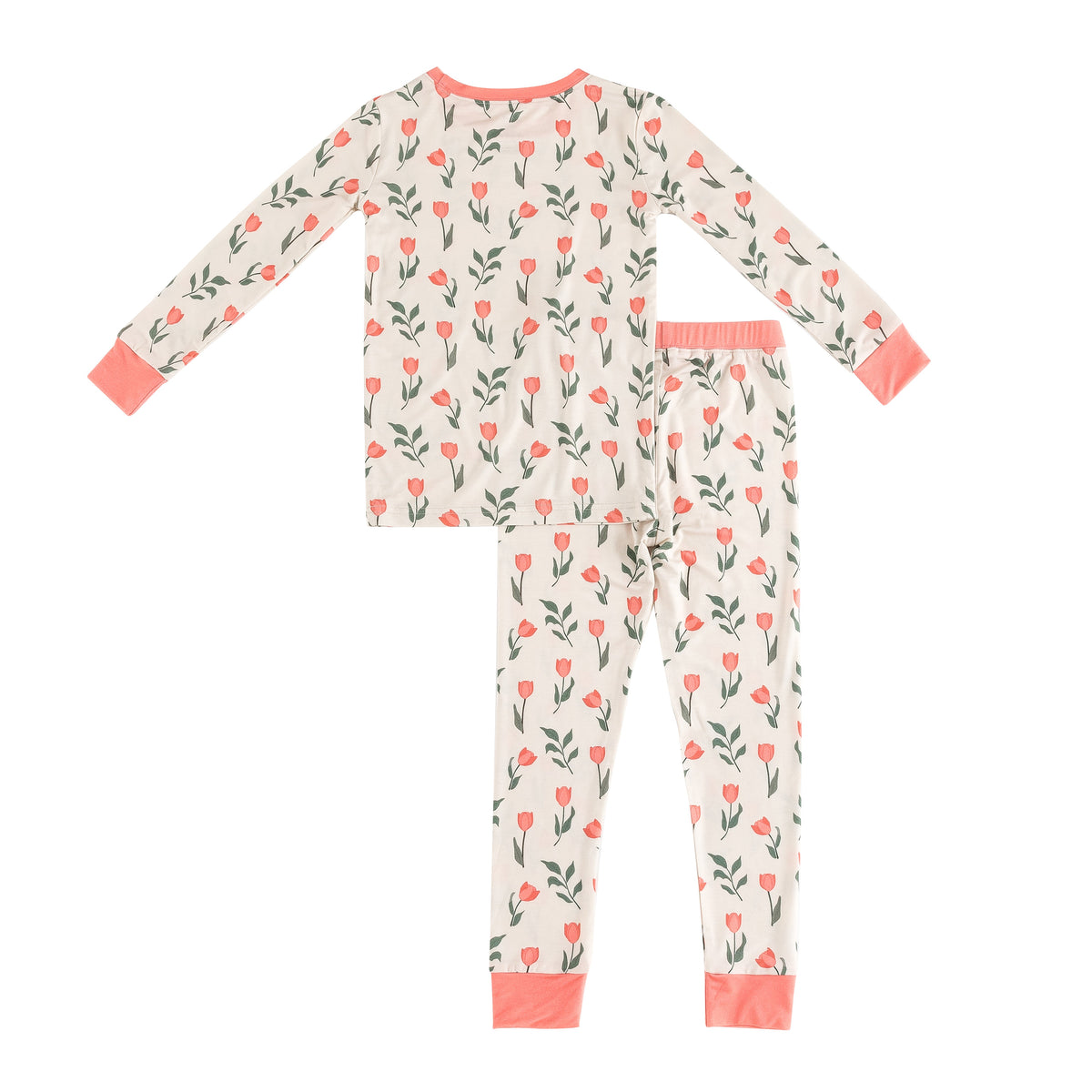 Three Little Tots Tulip Long Sleeve PJ, another angle